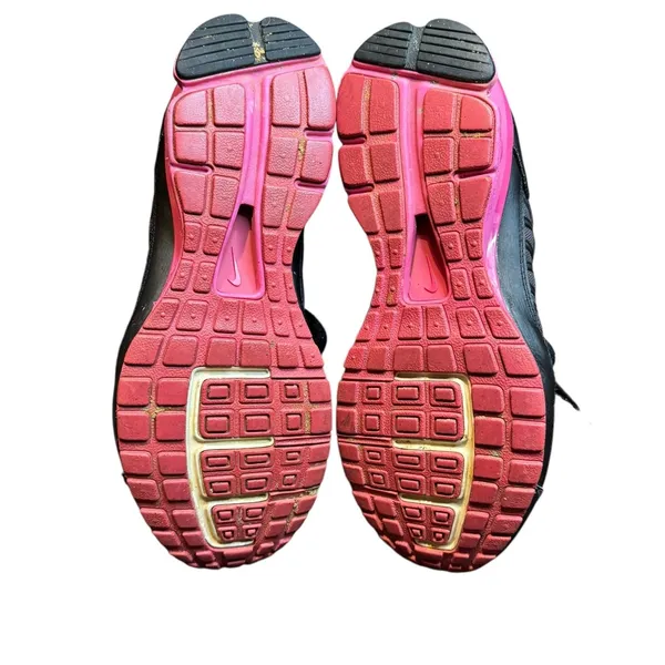 Nike Shox Running‎ Shoes Womens Size 7.5 Black Pink Silver Sneakers 472647-002 - Image 8