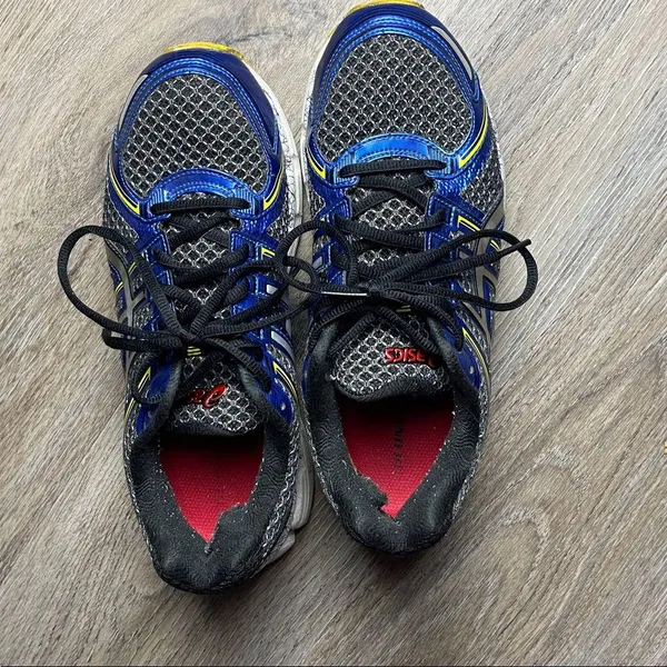 ASICS Blue and Black Athletic Sneakers - Image 9