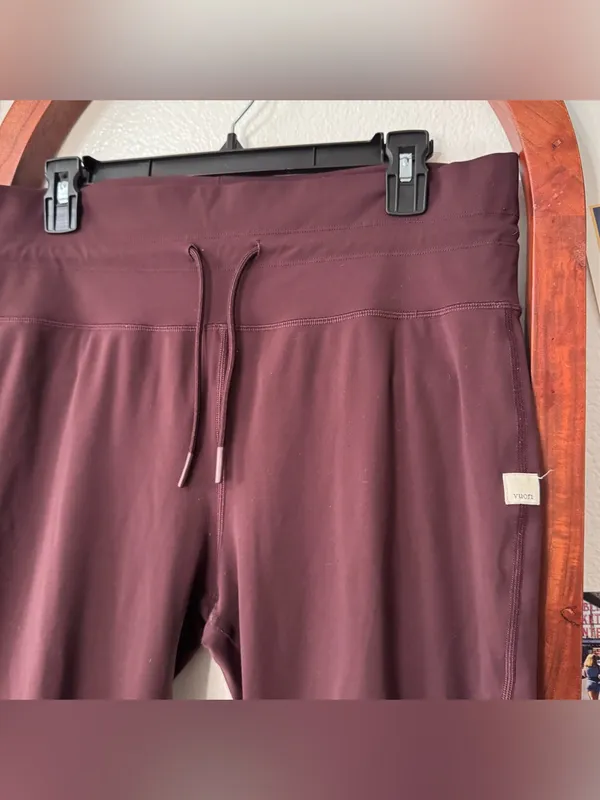 Vuori Daily Leggings Ruby Dark Burgundy Size XL - Image 4