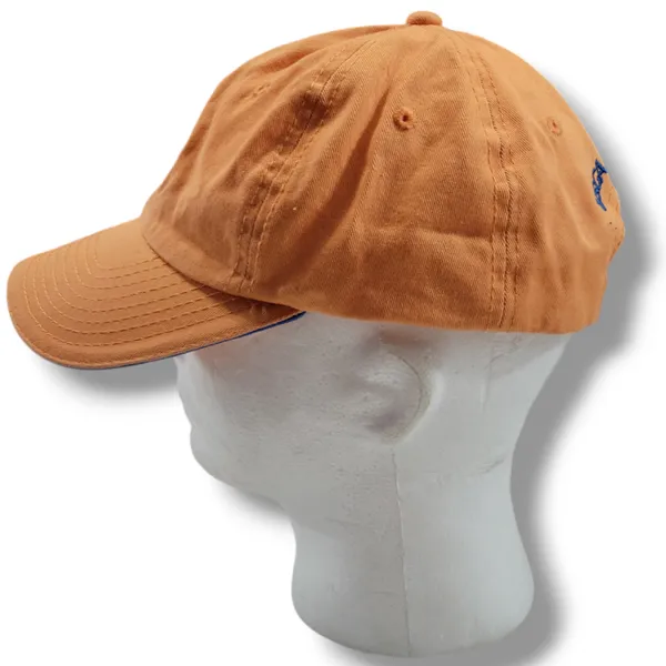 2015 US Open Chambers Bay Hat OSFM USGA Member Embroidered Embroidery Unisex Cap Golf Hat Golfing Golfers Golfer Orange Peach Color With Multicolor Embroidery Adult Unisex Hat OSFM One Size Fits Most Adjustable Strap Back Hat Used Condition See Pictures For Condition - Image 2