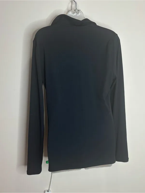 Abercrombie & Fitch Black Long-Sleeve Button-Down Shirt - Image 3