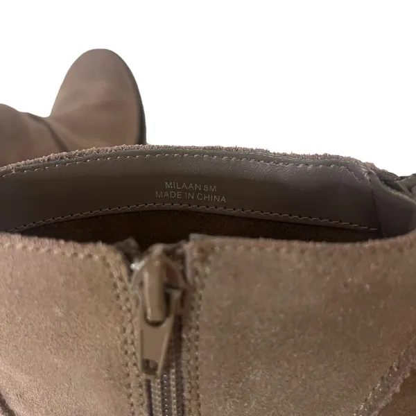 Steve Madden Women's Size 8M Milaan‎ Suede Brown Heeled Booties Boots - Image 11