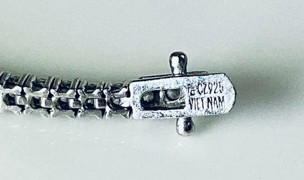 NWOT 925 Sterling Silver 4mm Tennis Bracelet - Image 5