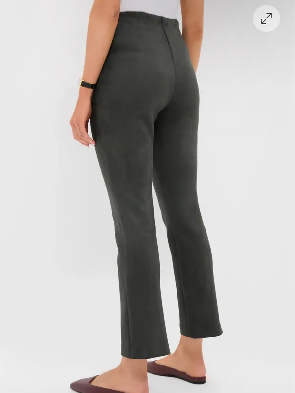 Tuckernuck Deep Olive Faux Suede Ashford Pants - Image 2