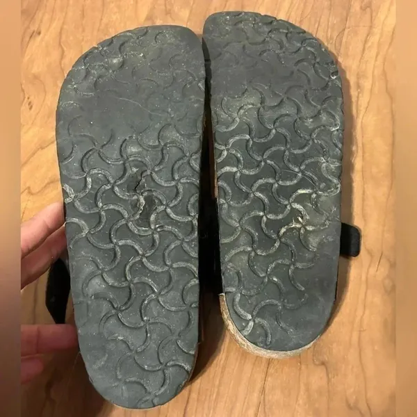 BIRKENSTOCK Gizeh Sandals Black Thong Flip Flops Women’s 39‎ - Image 6
