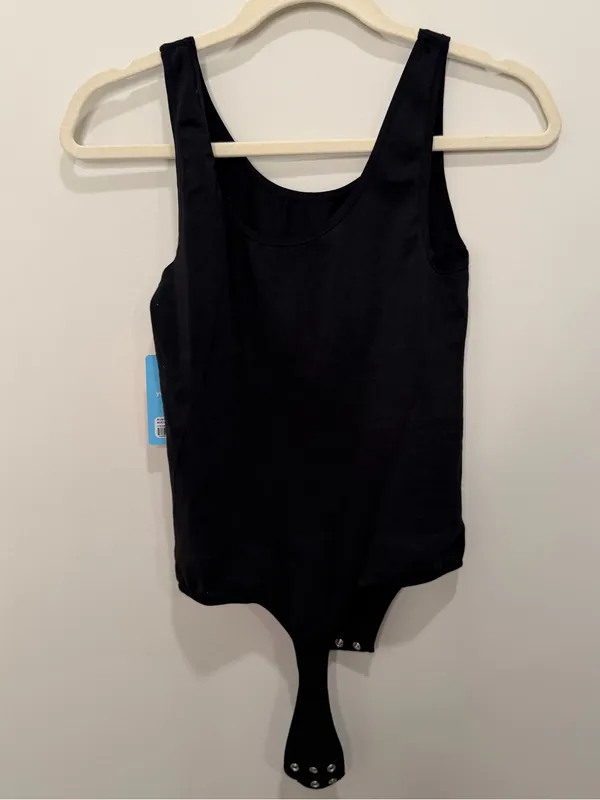 Yummie Ruby Scoop Neck‎ Black Shaping Bodysuit NWT Size M/L - Image 4
