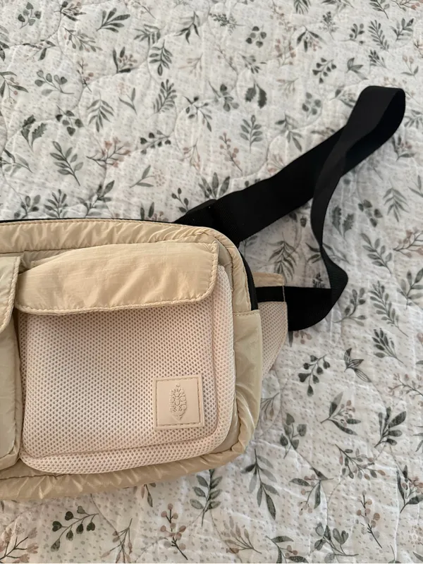 Free People Movement Cream White Fanny Bag Athletic - Image 8