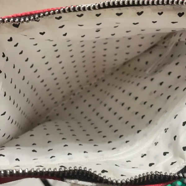 💙💖 Brighton‎ Holiday Holly Leaf Red Bird Canvas Crossbody - Image 5