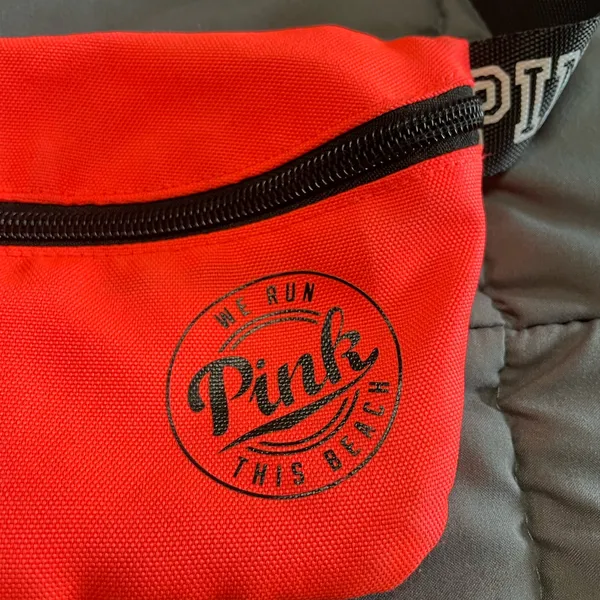 Victoria's Secret Pink ORANGE Fanny Pack Waist Purse Pouch Bag - Image 5