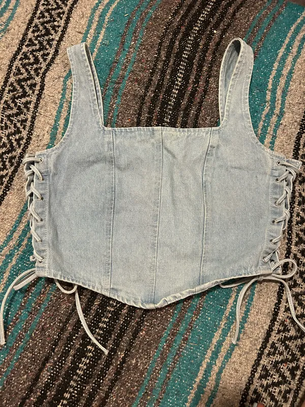 Peppermayo Denim Top - Image 3