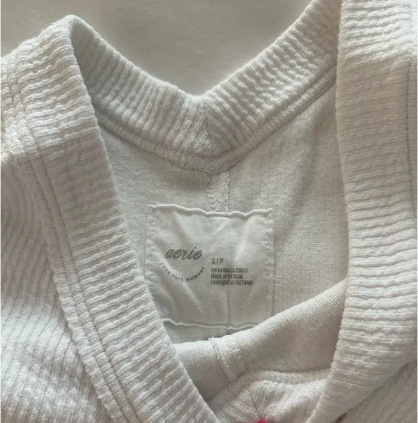 Aerie Textured Pullover Sweatshirt - Image 3