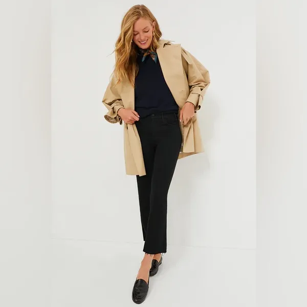 Mother The Hustler Ankle Fray Jeans in Not Guilty Wash‎ Size 30 - Image 11