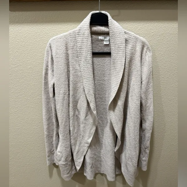 Barefoot Dreams CozyChic Chenille Shawl Cardigan - Image 2