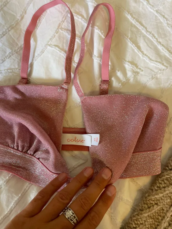 Pink Sparkle Bralette - Image 4