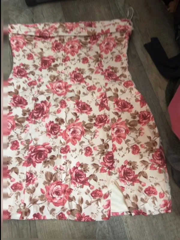 Altard State strapless floral dress size M - Image 3