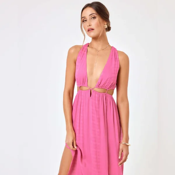 L*Space Light sky Blue Rafael Cover-Up size SM - Image 3