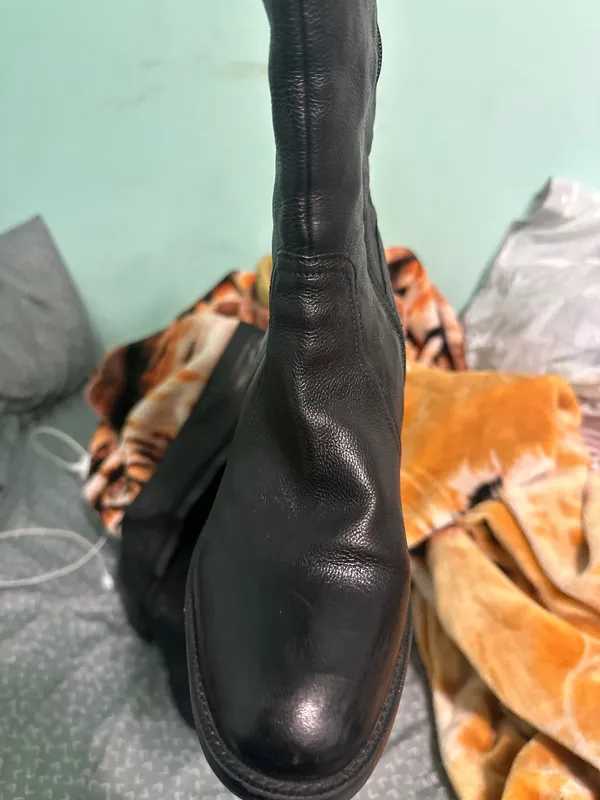 Clarks Mascarpone Ela Women Black Leather Boots - Image 12