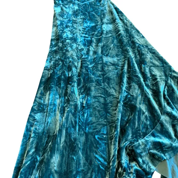 Silence + Noise Luna Velvet Midi Dress High Slit Strapless Flowy Size XS NWT - Image 13