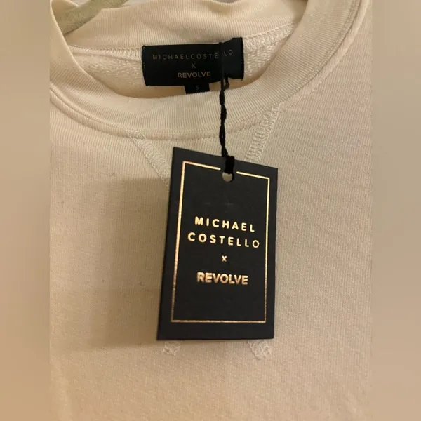 Michael Costello NWT x REVOLVE Sweatshirt Mini Dress - Image 5