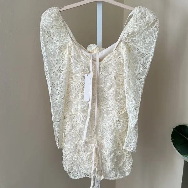 NWT For Love & Lemons Belladonna Mini Dress Small - Image 7