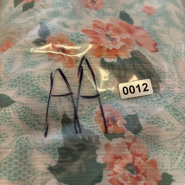 Victoria's Secret Vintage Green Floral Satin Trim Pyjama Nightdress Small - Image 9