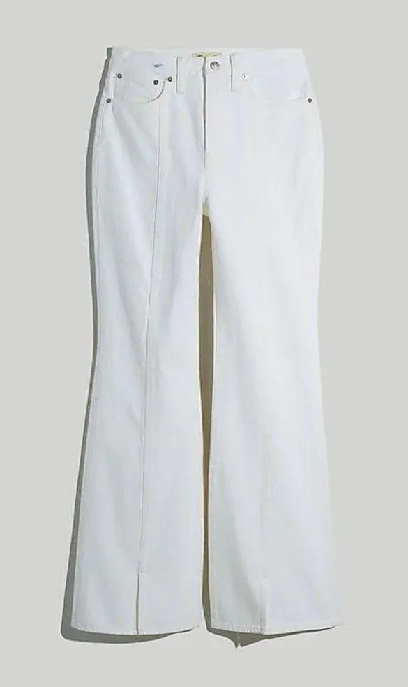 New! Baggy Flare Jeans White - Image 3