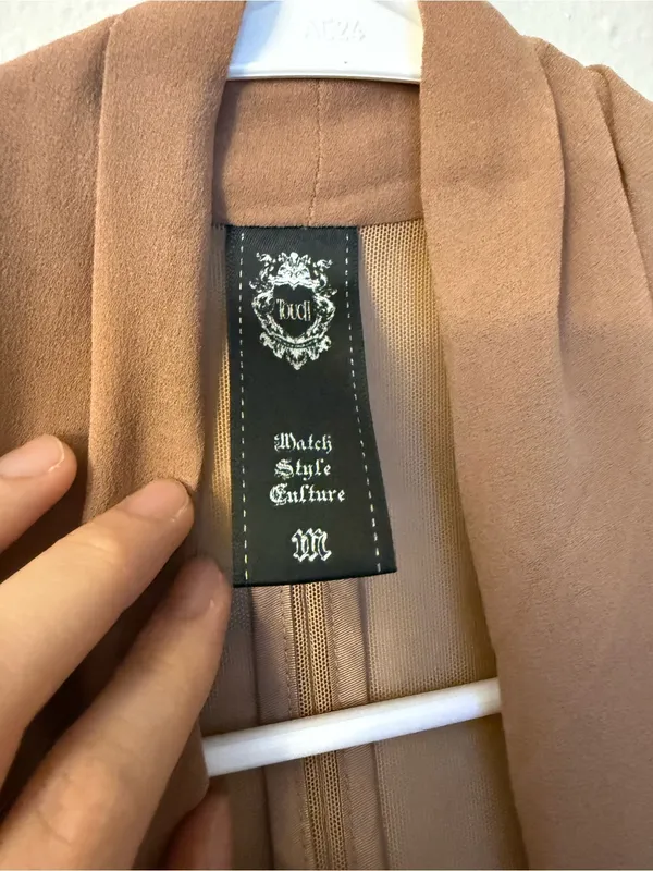 Lightweight Brown Draped Open - Image 7