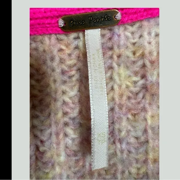 Free People Molly Cable Cardi Oversized‎ Knit Cardigan XS - Image 4