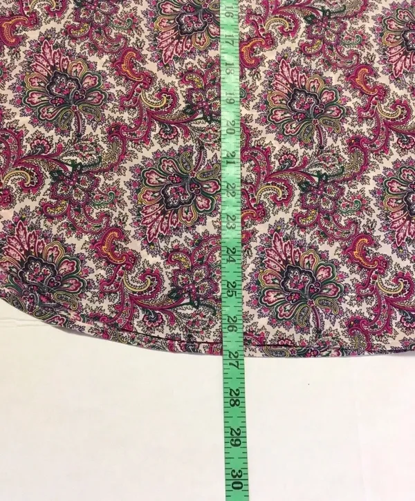 J. Crew Medium Paisley Floral Boho Bell Sleeve Top - Image 6