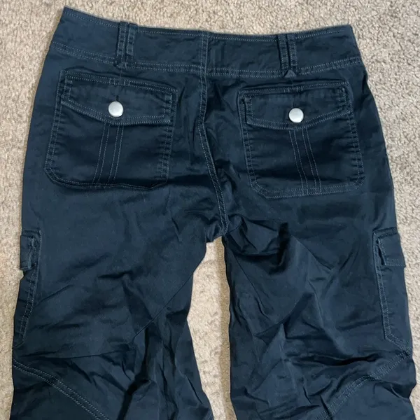 I.Am.Gia Ryder Cargo Pants Low Rise Y2K Goth Streetwear‎ Gorpcore Black XS - Image 9
