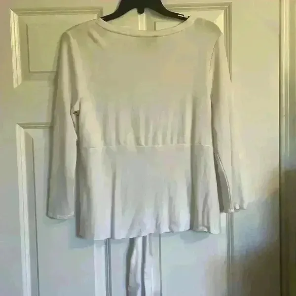 NWOT white Simply Vera Vera Wang long sleeve size‎ xs - Image 5