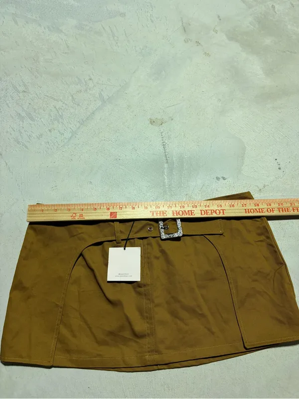 superdown NWT Mini Skirt with Rhinestone Buckle large - Image 3