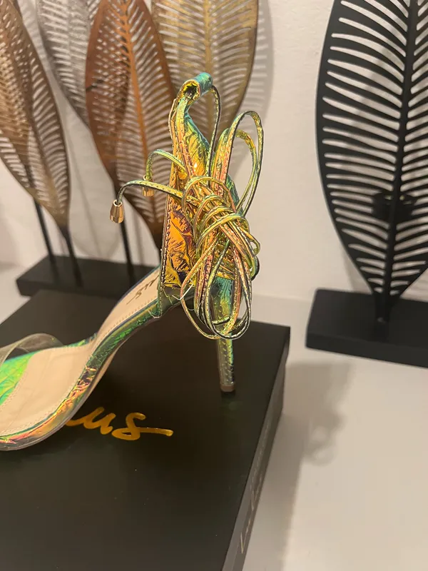 Elegant Iridescent Heels by Lulus Size 8.5 - Image 2