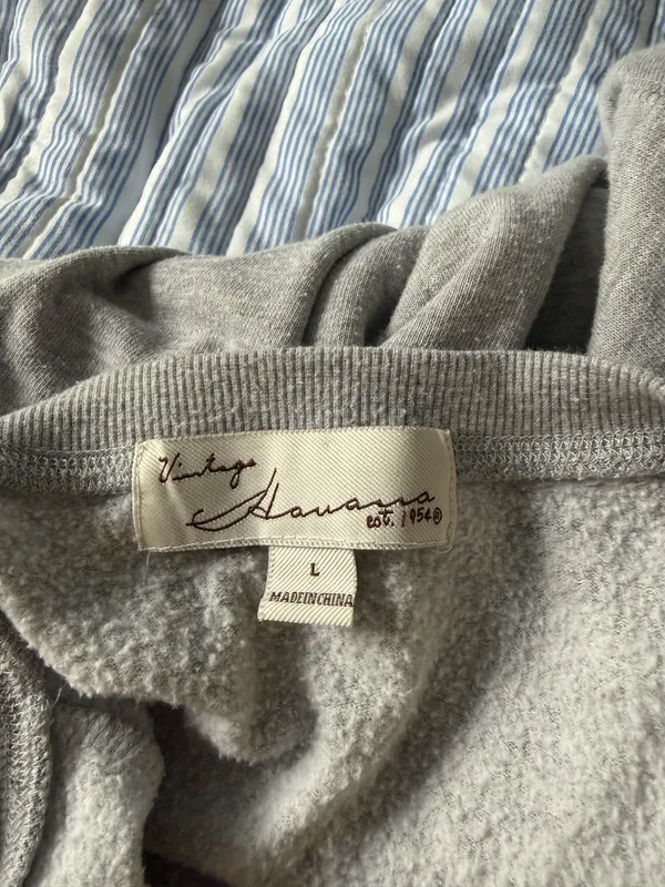 Grey patchwork crewneck Gray Size L - Image 5
