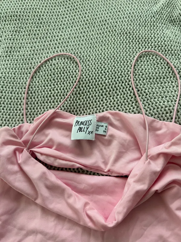 Princess Polly Light Pink Mini Dress - Image 3