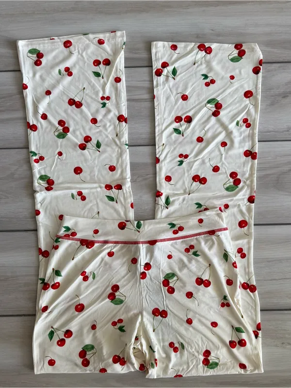 I AM GIA Cherry On Top Track Pant Off White Large NWT IN PACKAGE - Image 9