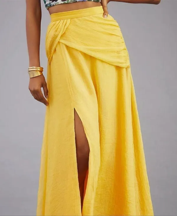 Anthropologie Hutch Shine Maxi Skirt - Image 6