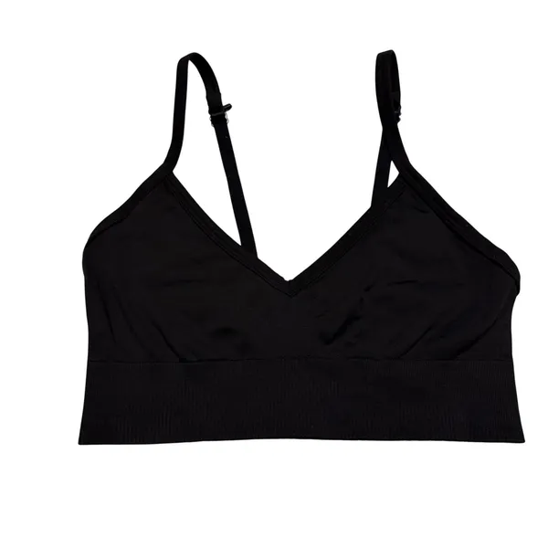 Lululemon Ebb‎ to Street Sports Bra Black Adjustable Racerback Size 4 - Image 2