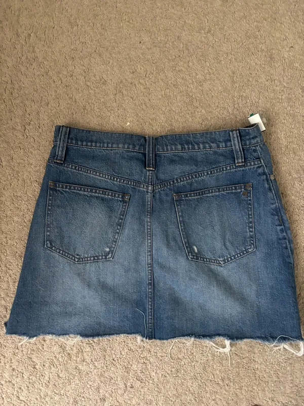 Madewell Jean Skirt Denim - Image 4