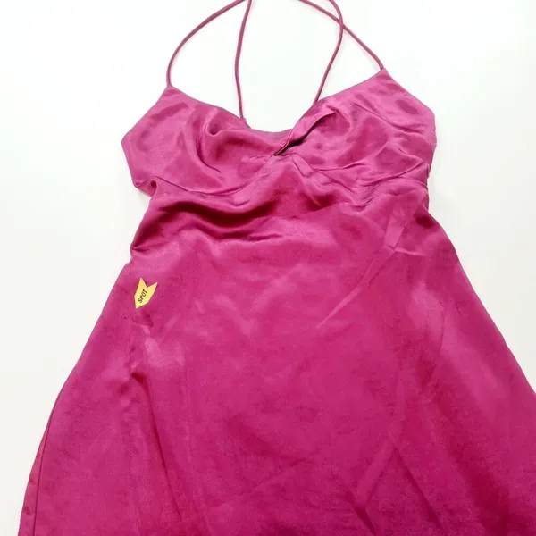 Superdown Julieta Mini Dress in Magenta Medium - Image 14
