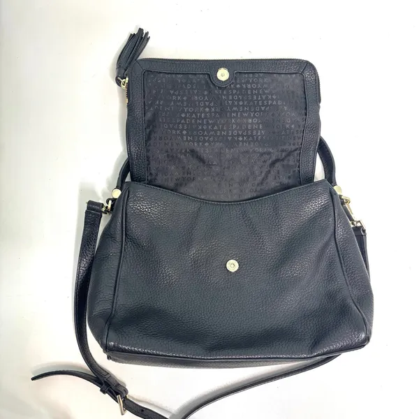 Kate Spade Miri Chester Street Black Pebbled Leather Shoulder Crossbody Bag - Image 4