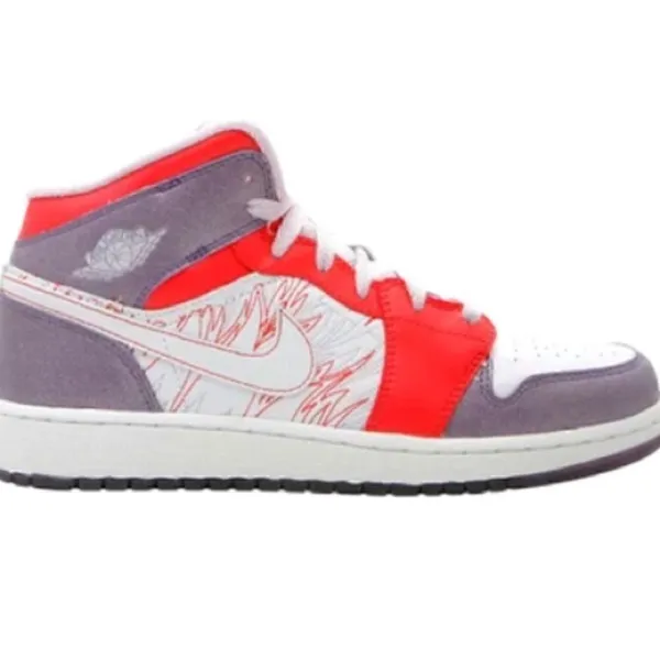 NIKE air Jordan 1 premium GS mid top shoes sneakers women’s 6.5 - Image 8