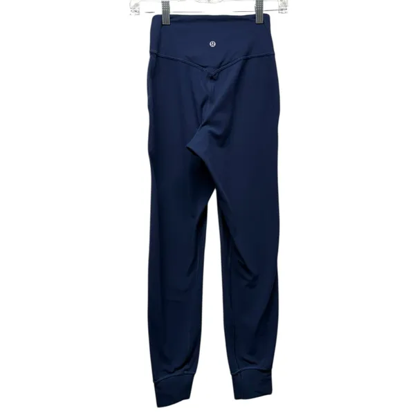 Lululemon Align‎ Jogger Women Sz 2 Navy Blue Legging Pants Pocket High Rise Gym - Image 3