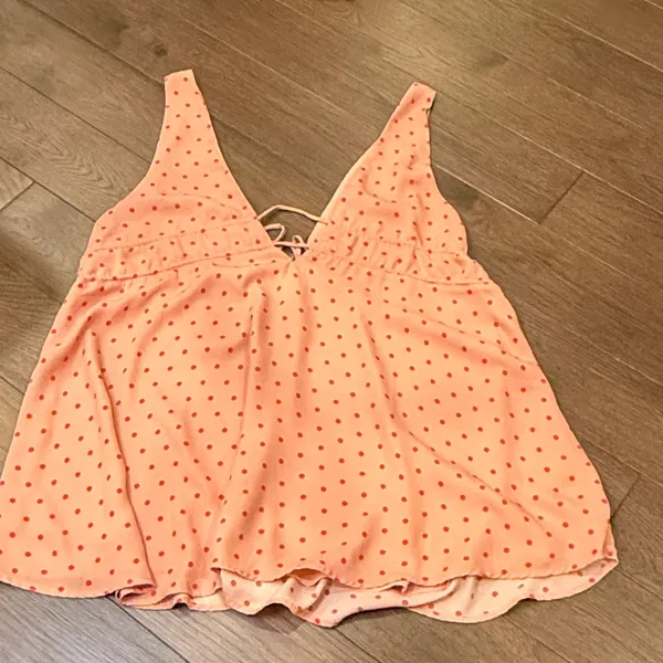 Goodnight Macaroon French Macaroon Polka Dot Mini Dress Large C11-076 - Image 5