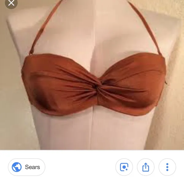 Victoria's Secret Cute peach vintage swim top s - Image 3
