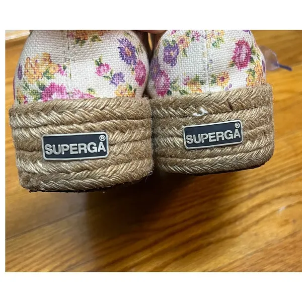 LoveShackFancy x Superga Platform Espadrilles Sz. 41.5 (US 10) - Image 7