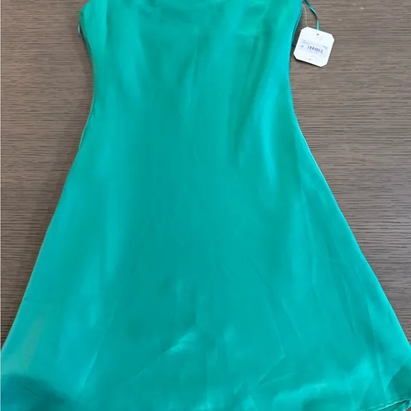Altar'd State Mini Slip‎ Dress Deep Mint Size XS NWT MSRP $68 - Image 5