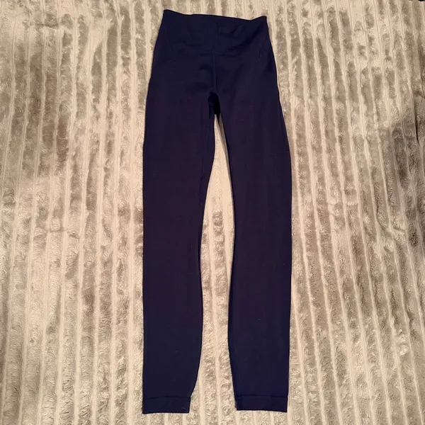 Lululemon Instill High-Rise Tight 25" True Navy Blue Leggings‎ Size 0 - Image 3