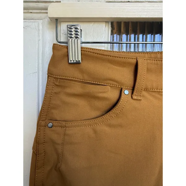 Lululemon City Sleek 5 Pocket High Rise Pant Ochre Brown W5CZIS Womens Size 4 - Image 3