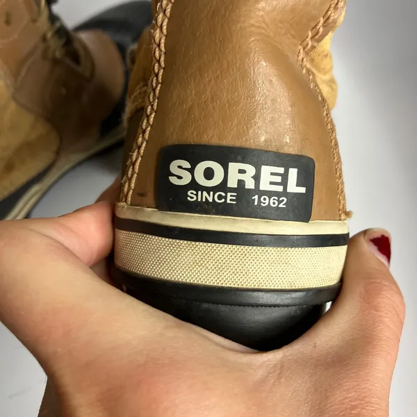 Sorel Tofino ll waterproof snow boots tan black winter women's‎ size 8.5 trendy - Image 8
